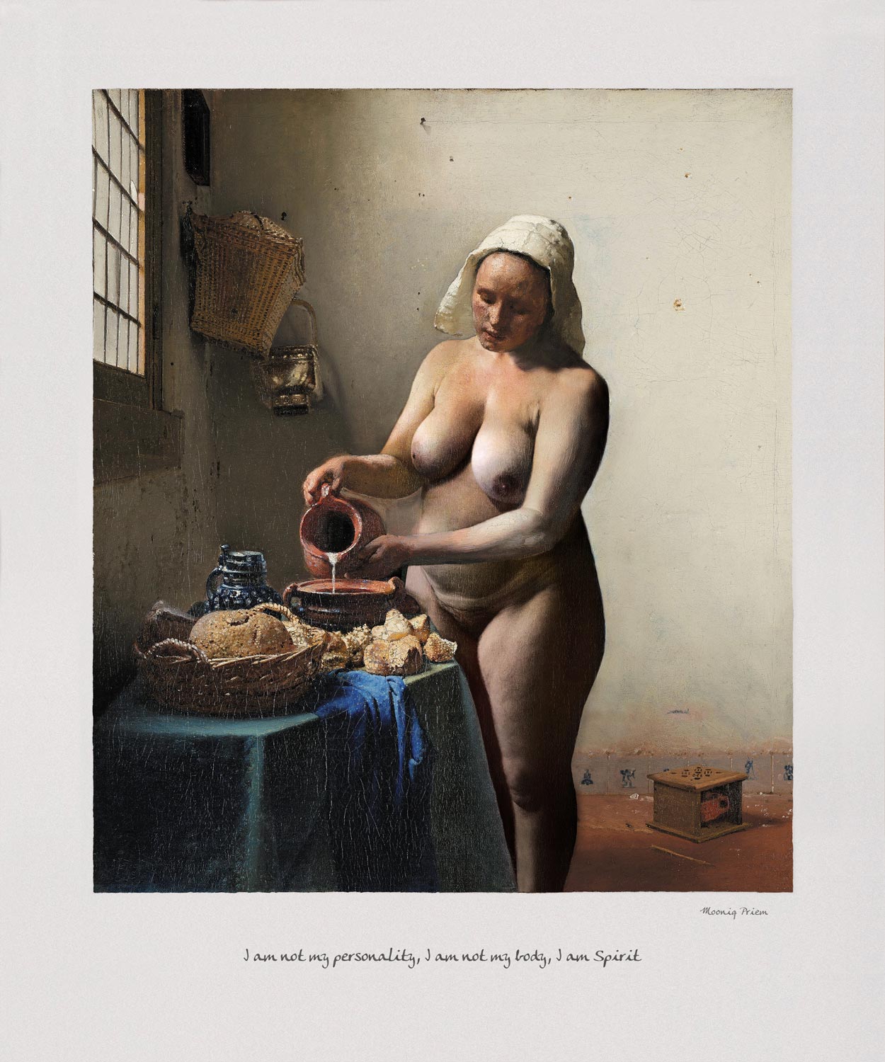 Vermeer-Melkmeisje-by-Mooniq-Priem-50-x-60